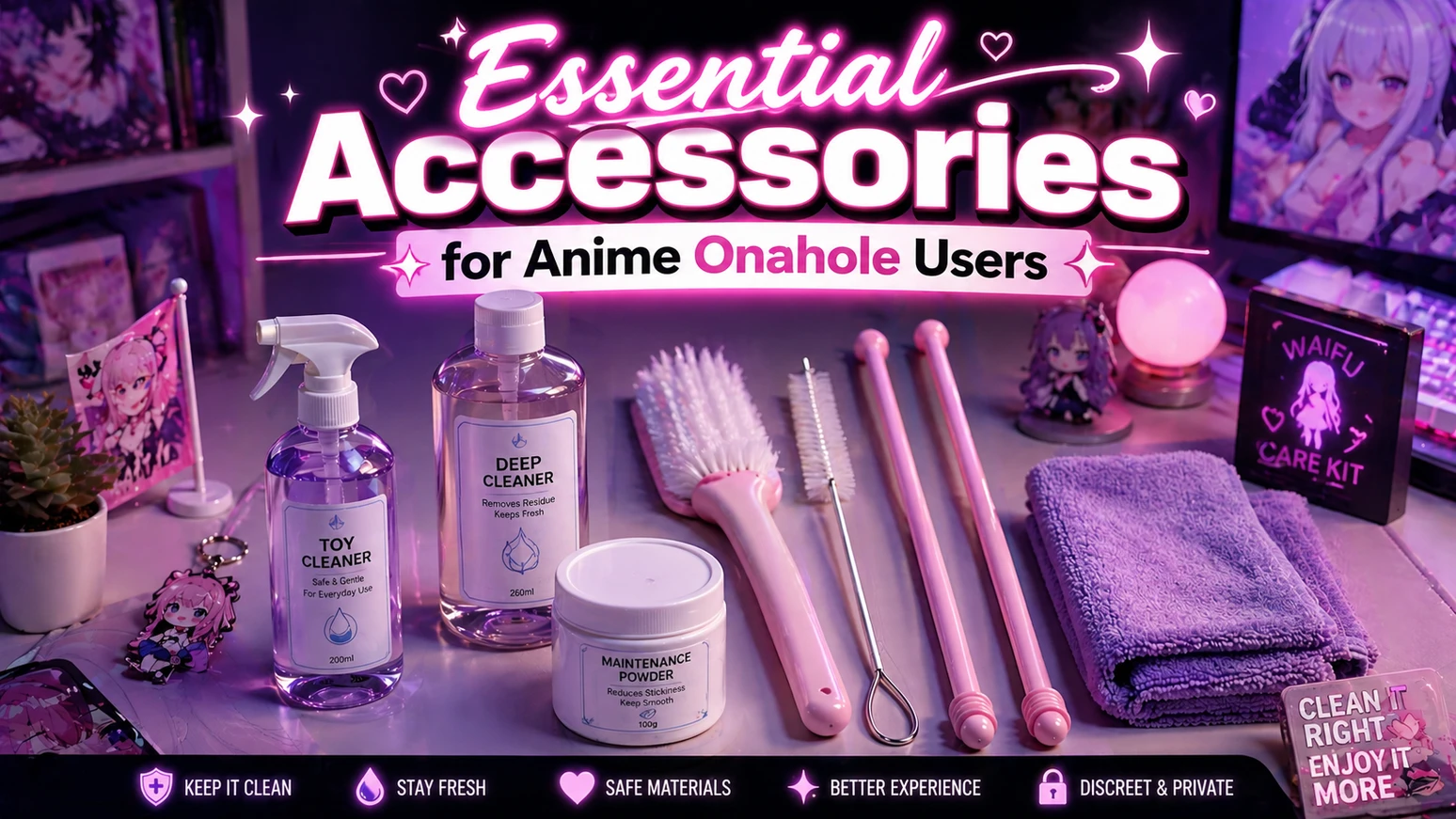 Essential Accessories for Anime Onahole Users