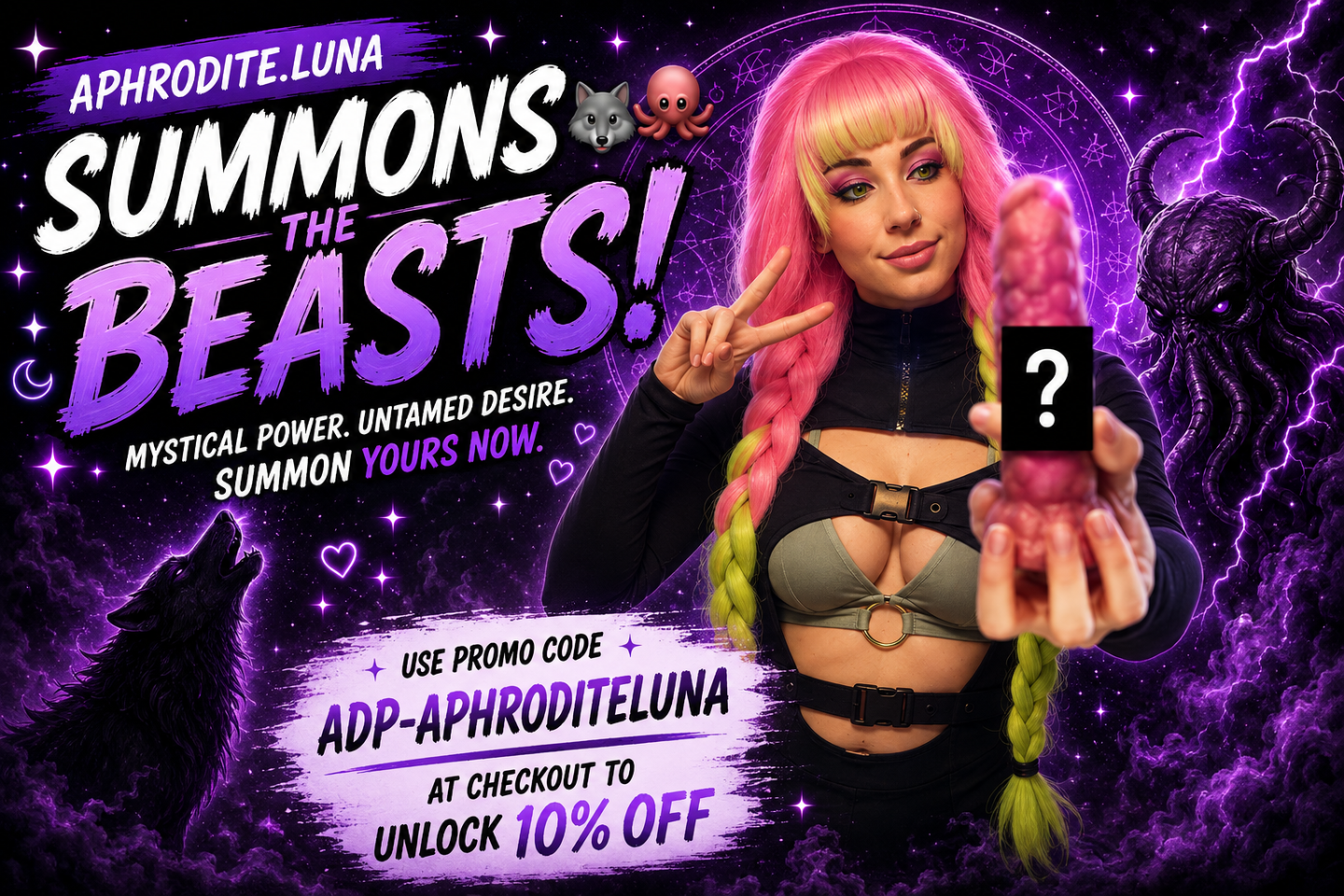 APHRODITE.LUNA SUMMONS THE BEASTS! ?? (ADP 18+ Monster Fantasy Unboxing Recap!)