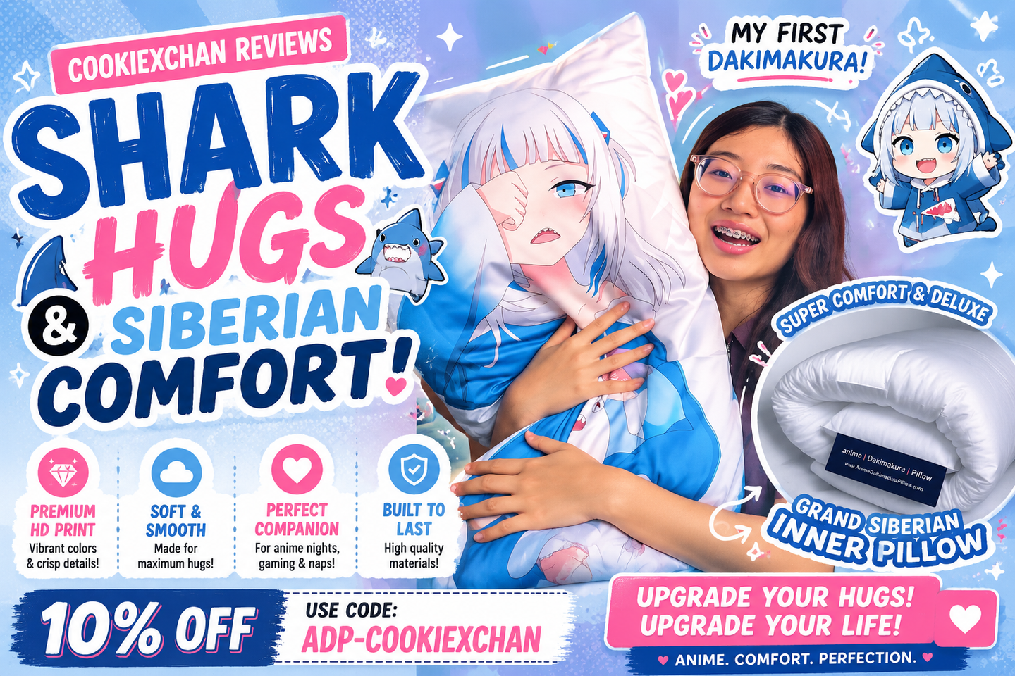 COOKIEXCHAN Reviews Her First Dakimakura — And Accidentally Unlocks Peak Otaku Happiness
