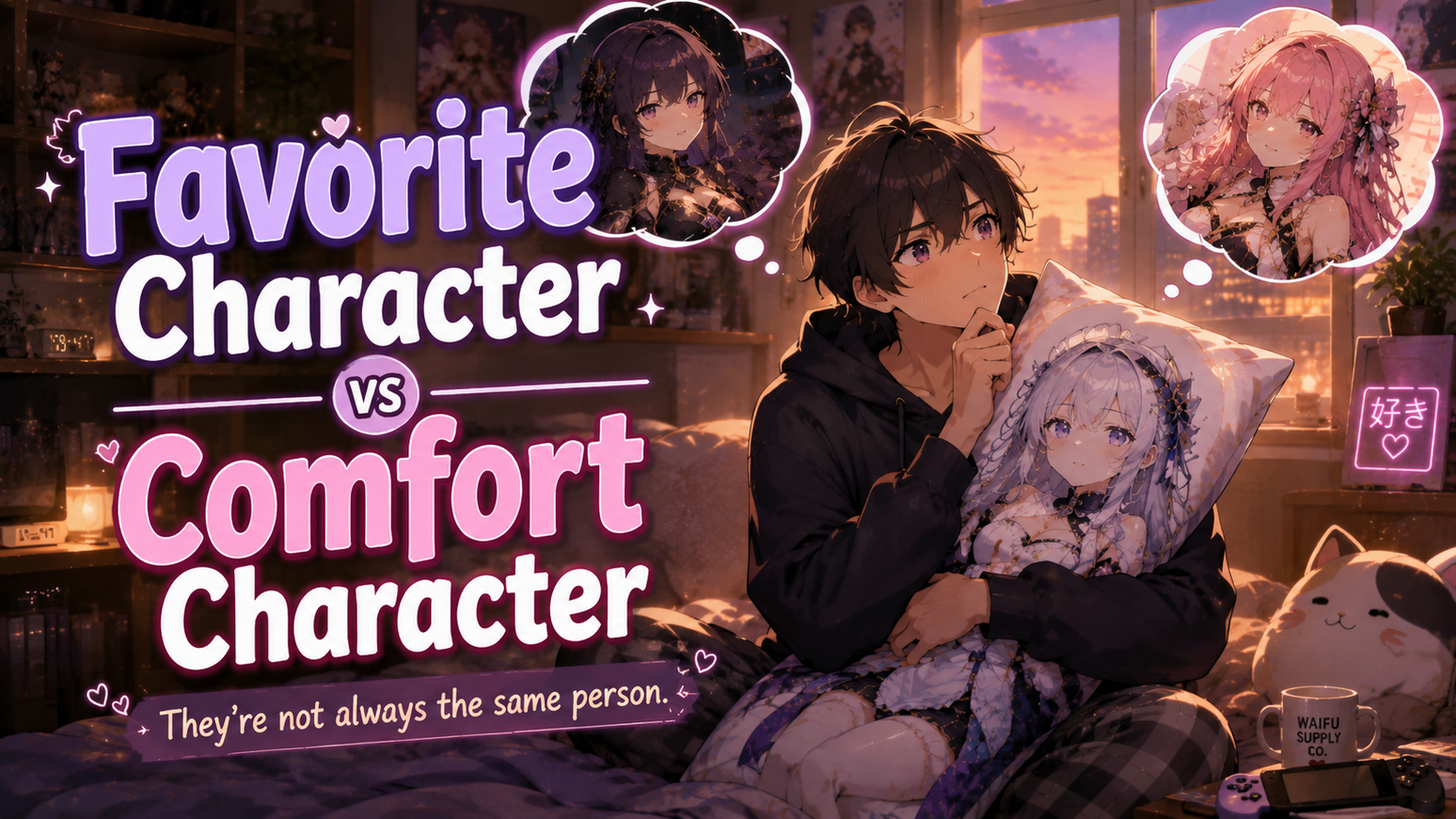The Difference Between a Favorite Character and a Comfort Character
