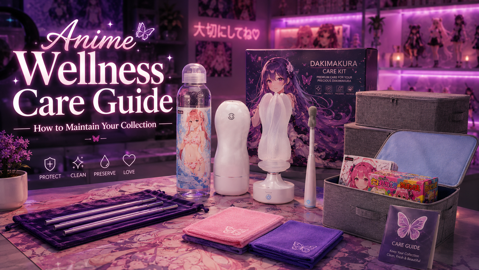 How to Care for Your 18+ Anime Wellness Collection