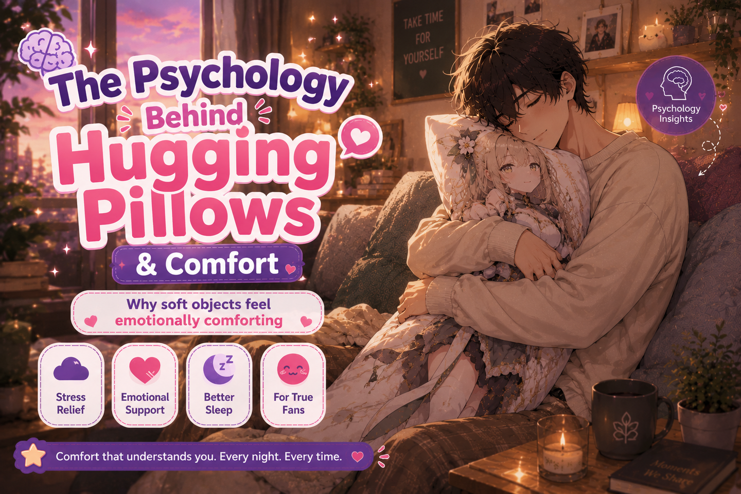 The Psychology Behind Hugging Pillows & Comfort