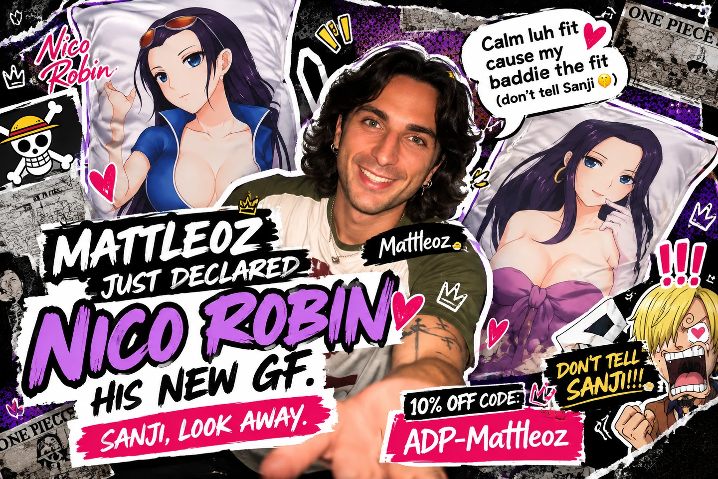 Mattleoz Just Declared Nico Robin His New GF. Sanji, Look Away.