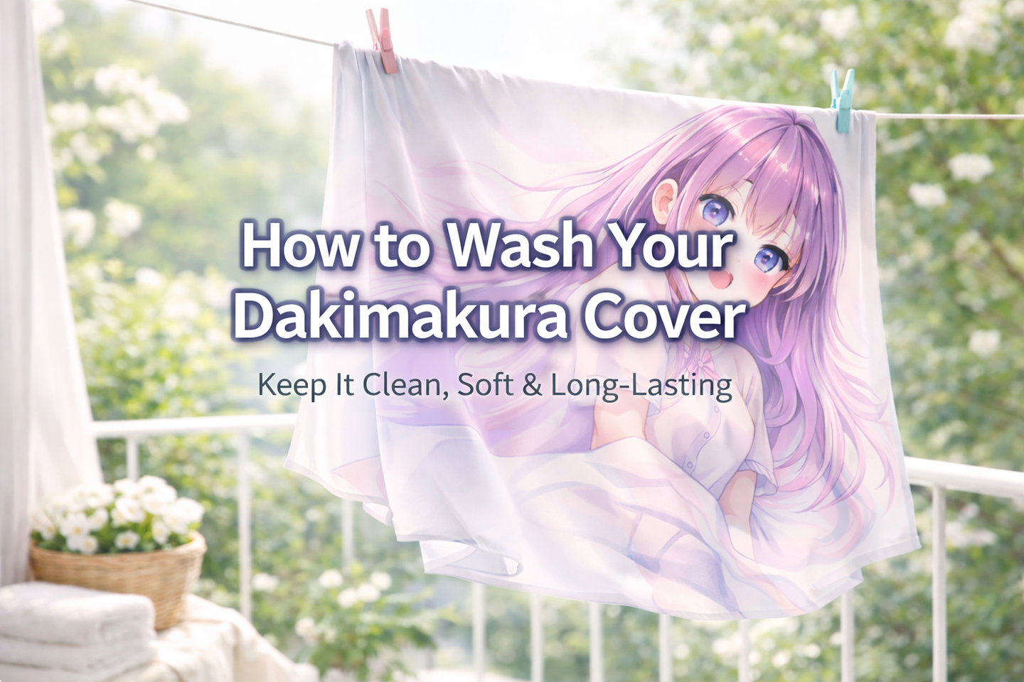 How to Wash and Care for Your Dakimakura Cover