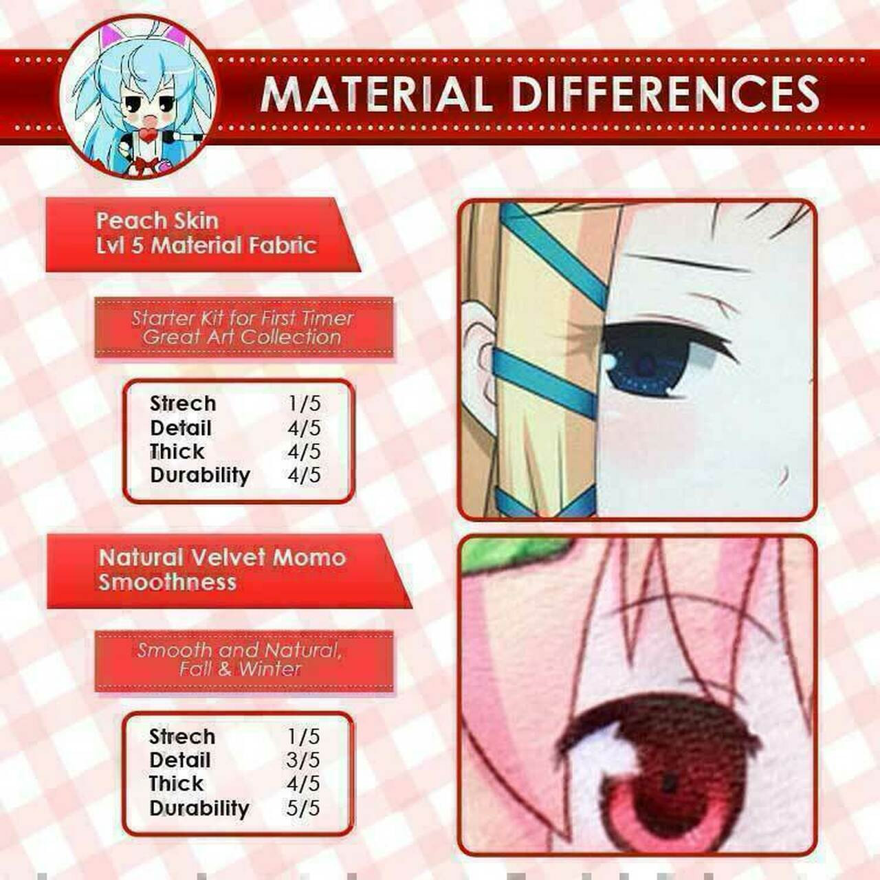 ADP Shahuacha Chloe Mask - Vtuber Anime Dakimakura Japanese Pillow Cover ADP-PC-22004-2