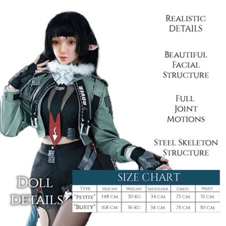 zenless zone zero sex doll MOZU DOLL 115cm Silicone Doll main image 1