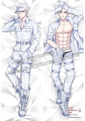 White Blood Cell Cells at Work Dakimakura Anime Body Pillow Case 18097 Male  –