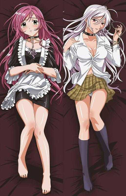 New Rosario + Vampire Wiki Mizore Shirayuki Anime Dakimakura Japanese  Pillow Cover