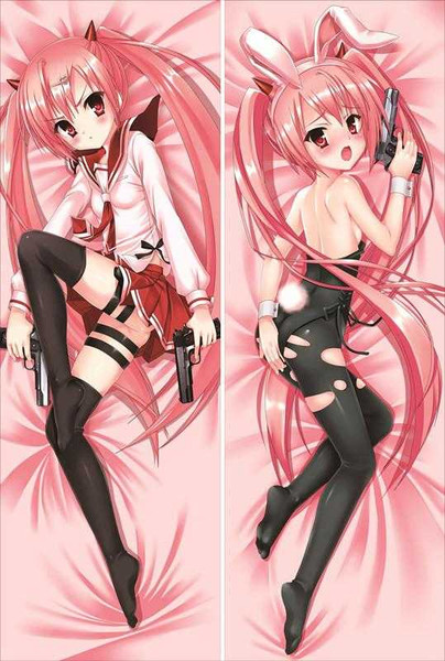 New Aria Kanzaki - Aria the Scarlet Ammo Anime Dakimakura Japanese Pillow Cover FD6 Anime Dakimakura Pillow Shop