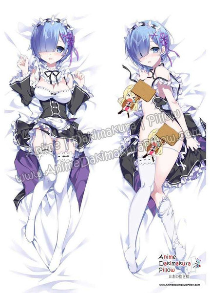New Rem - Re Zero Anime Dakimakura Japanese Hugging Body Pillow Cover ADP77072 Anime Dakimakura Pillow Shop