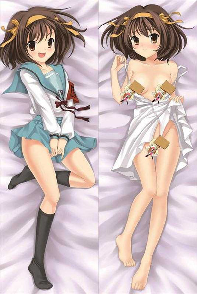 New The Melancholy of Suzumiya Spring Anime Dakimakura Japanese Pillow Cover LG12 Anime Dakimakura Pillow Shop