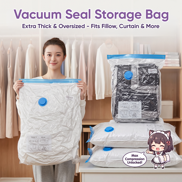 Dakimakura Vacuum Seal Storage Bag – Compress, Protect & Hide Your Collection ADP-019