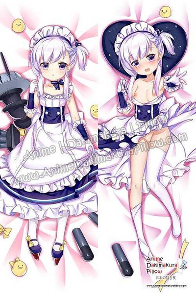 New Belfast - Azur Lane Anime Dakimakura Japanese Hugging Body Pillow Cover H3813-B Anime Dakimakura Pillow Shop