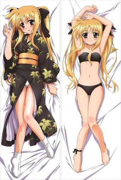 New Magical Girl Lyrical Nanoha Anime Dakimakura Japanese Pillow Cover NY8 Anime Dakimakura Pillow Shop