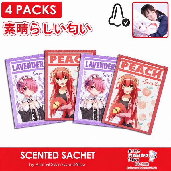 ADP Anime Scented Sachet Fragrance Aroma Packet Wardrobe Air Freshener Sakura and Peach Scent ADP-018 Anime Dakimakura Pillow Shop