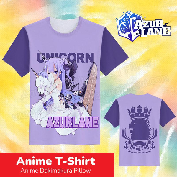 ADP Unicorn - Azur Lane Anime Roundneck Tshirt QCDX-587