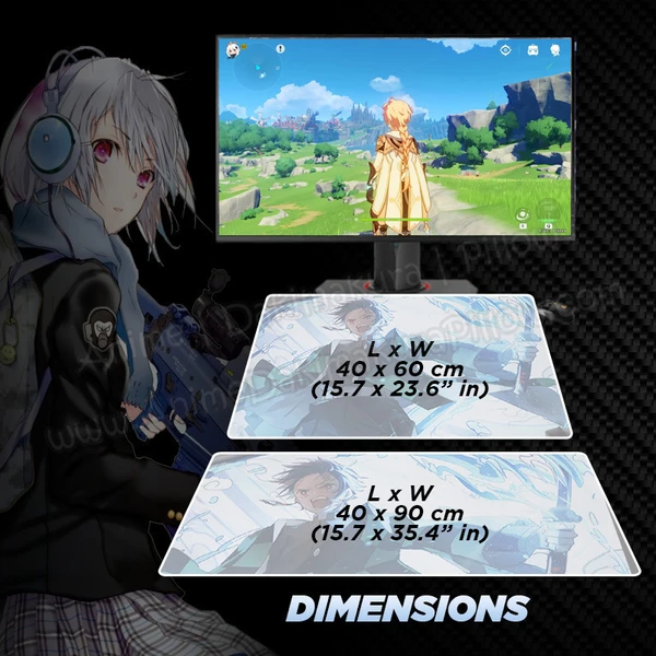 Buy  ADP Unicorn - Azur Lane Premium Anime Leather Desk PlayMat PGZD-013 at the best price of  US$ 26.99 | Anime Dakimakura Pillow