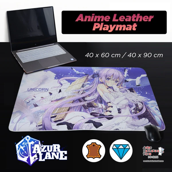 ADP Unicorn - Azur Lane Premium Anime Leather Desk PlayMat PGZD-013