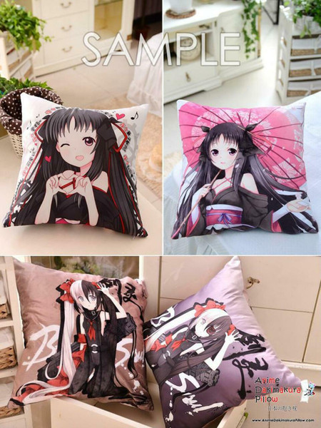 AUTUMN SALE- Megumin - Konosuba 40x40cm Square Anime Dakimakura Throw Pillow Cover FBZ129