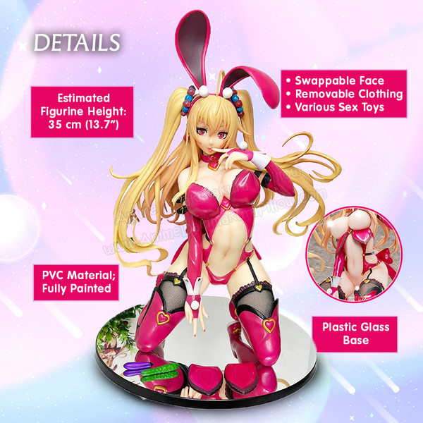 ADP Large-Scale Sexy Bunny Caroline Yuri 18+ Anime Figurine OH-FG-016
