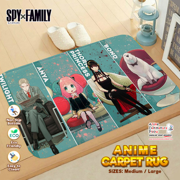 ADP SPY X FAMILY Premium Anime Carpet Rug ADP-067-10