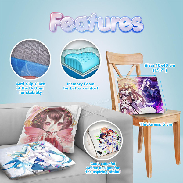 ADP Megumin - KonoSuba Anime 40x40 Seat Cushion ZD074