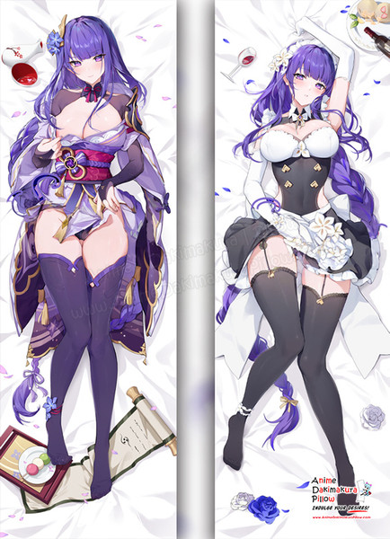 ADP Raiden Shogun - Genshin Impact Anime Dakimakura Japanese Pillow Cover ADP-MMPC-001163