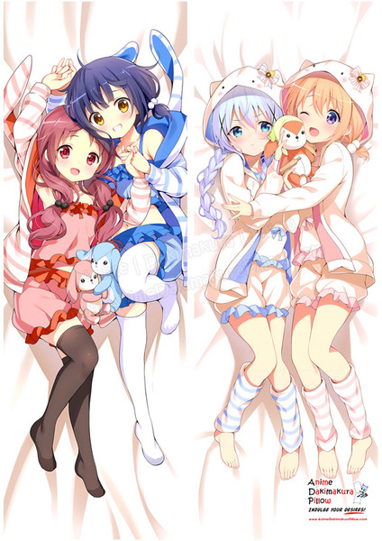 ADP Is the Order a Rabbit? Anime Dakimakura Japanese Pillow Cover ADP-MMPC-030186