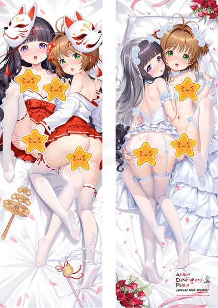 ADP Sakura Kinomoto & Tomoyo - Card Captor Sakura Anime Dakimakura Japanese Pillow Cover | ADP-SMPC-2581109-2