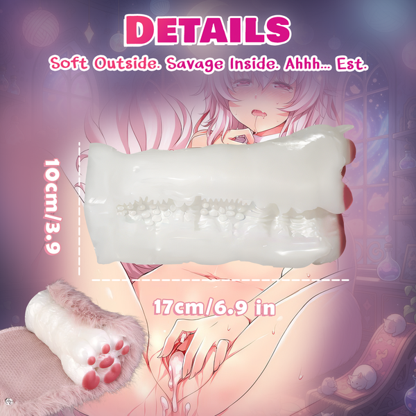 ADP Fantasy Cat Paw: Soft Fur & Primal Grip Onahole | OH-MO-068-F6264