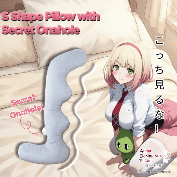 ADP S Shape Pillow With Secret Electric Onahole | OH-OT-415
