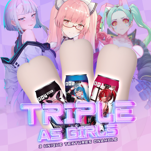 ADP Triple Onahole Collection – Texture Sleeves & Dual Style | OH-OT-434