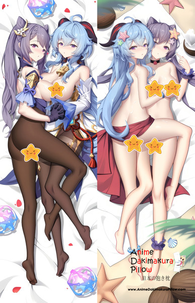 ADP Genshin Impact Keqing & Ganyu R18 Version Dakimakura Japanese Pillow Cover | ADP-SMPC-0011117