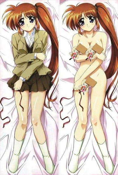 New Magical Girl Lyrical Nanoha Anime Dakimakura Japanese Pillow Cover MGLN9 Anime Dakimakura Pillow Shop