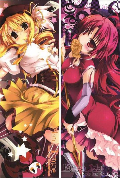 New Puella Magi Madoka Magica Mami Tomoe and Kyoko Sakura Anime Dakimakura Japanese Pillow Cover PMMM15 Anime Dakimakura Pillow Shop