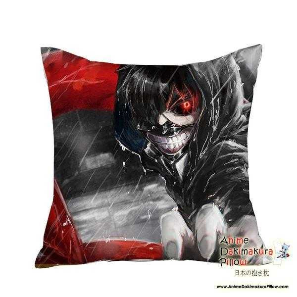 New Ken Kaneki - Tokyo Ghoul Anime Dakimakura Square Pillow Cover GZFONG31 Anime Dakimakura Pillow Shop