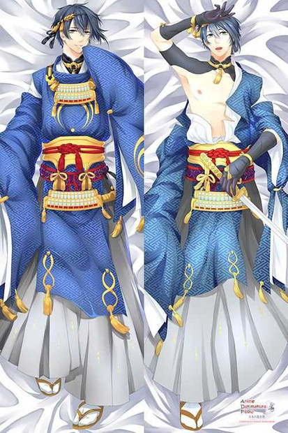 New Touken Ranbu Mikazuki Munechika Anime Male Dakimakura Japanese Pillow Cover H2885 Anime Dakimakura Pillow Shop