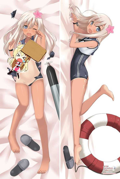 New Kantai Collection Lo-500 Anime Dakimakura Japanese Pillow Cover MGF-55068 Anime Dakimakura Pillow Shop