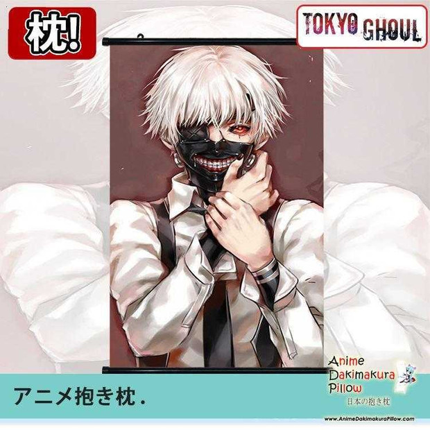 New Tokyo Ghoul Japanese Anime Art Wall Scroll Poster Limited Edition High Quality GZFONG023 Anime Dakimakura Pillow Shop