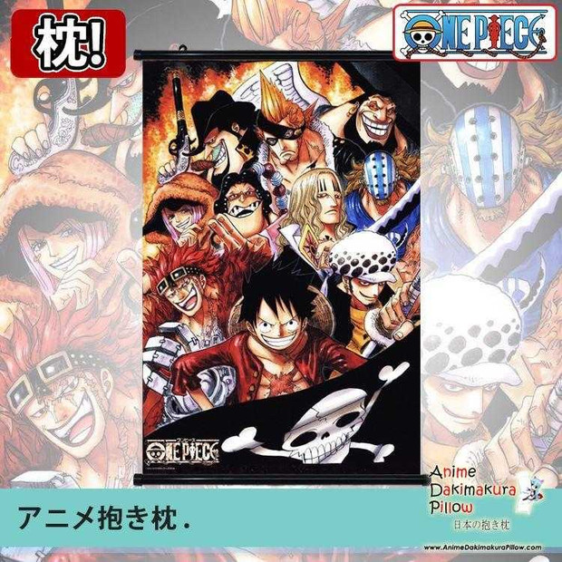 New One Piece Japanese Anime Art Wall Scroll Poster Limited Edition High Quality GZFONG033 Anime Dakimakura Pillow Shop