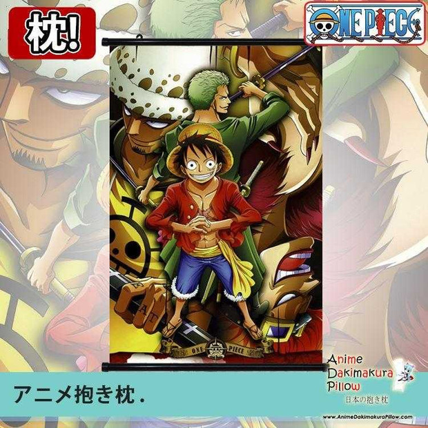 New One Piece Japanese Anime Art Wall Scroll Poster Limited Edition High Quality GZFONG048 Anime Dakimakura Pillow Shop