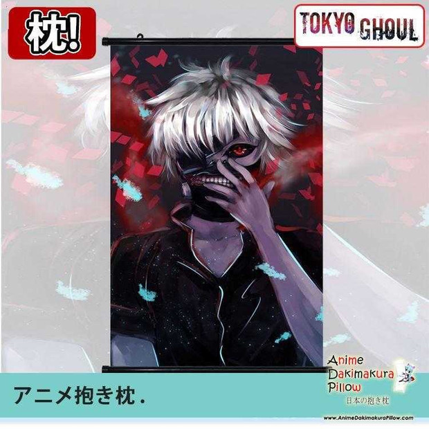 New Tokyo Ghoul Japanese Anime Art Wall Scroll Poster Limited Edition High Quality GZFONG056 Anime Dakimakura Pillow Shop