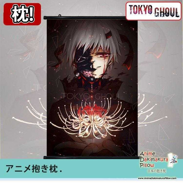 New Tokyo Ghoul Japanese Anime Art Wall Scroll Poster Limited Edition High Quality GZFONG084 Anime Dakimakura Pillow Shop