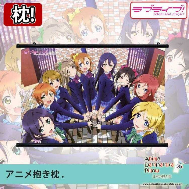 New Love Live Japanese Anime Art Wall Scroll Poster Limited Edition High Quality GZFONG087 Anime Dakimakura Pillow Shop