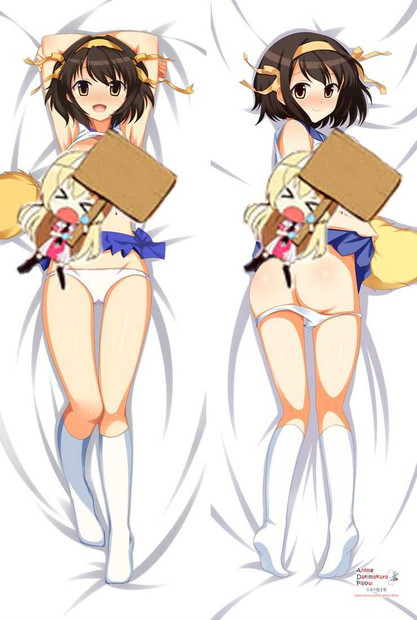 New The Melancholy of Haruhi Suzumiya Anime Dakimakura Japanese Hugging Body Pillow Cover MGF-56026 Anime Dakimakura Pillow Shop