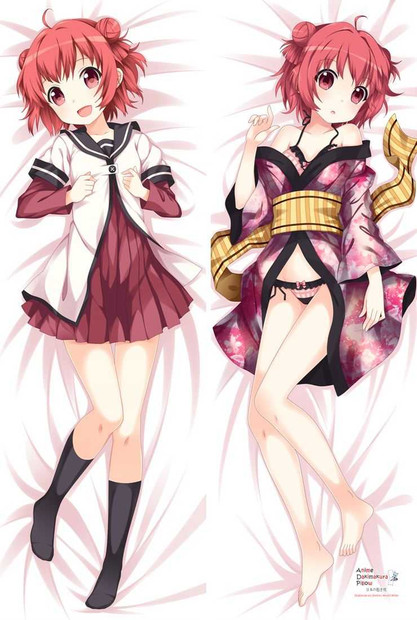 New Akari Akaza - Yuru Yuri Anime Dakimakura Japanese Hugging Body Pillow Cover MGF-56046 Anime Dakimakura Pillow Shop