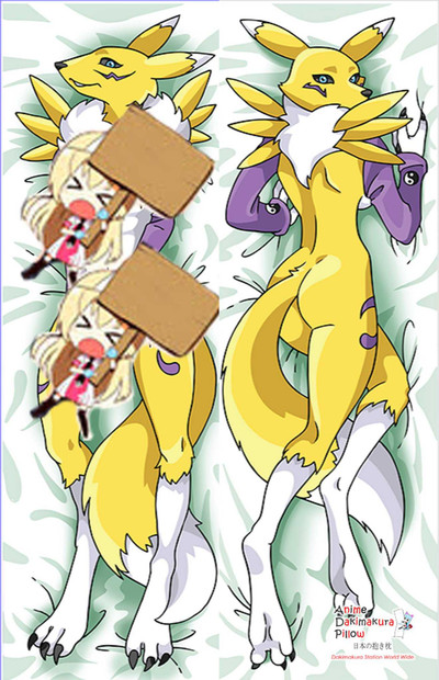 New Renamon Anime Dakimakura Japanese Pillow Custom Designer Furry Dakimakura ADC30 Anime Dakimakura Pillow Shop