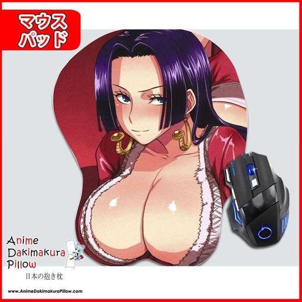 New Boa Hancock - One Piece Anime Ergonomic 3D Mouse Pad Sexy Butt Wrist Rest Oppai GZFONG MM-126 Anime Dakimakura Pillow Shop