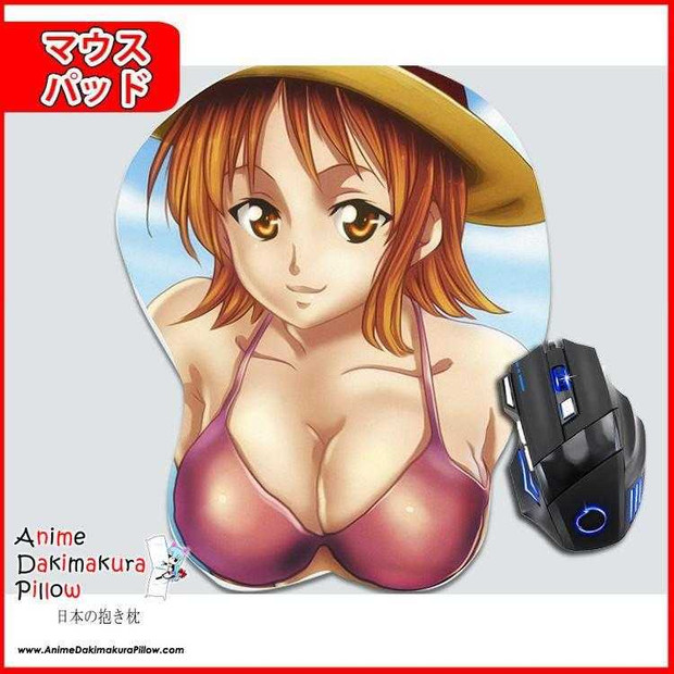 New Nami - One Piece Anime Ergonomic 3D Mouse Pad Sexy Butt Wrist Rest Oppai GZFONG MM-131 Anime Dakimakura Pillow Shop