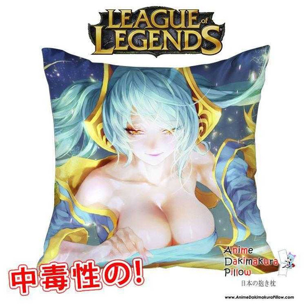 New Sona - League of Legends 40x40cm Square Anime Dakimakura Waifu Throw Pillow Cover GZFONG52 Anime Dakimakura Pillow Shop